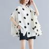 Chiffon Plus Size Damen Lässige, lockere Sommerbluse