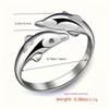 Fashion Ring Dolphin Ring Gold-plated Ring Women's Ring Adjustable Open Ring