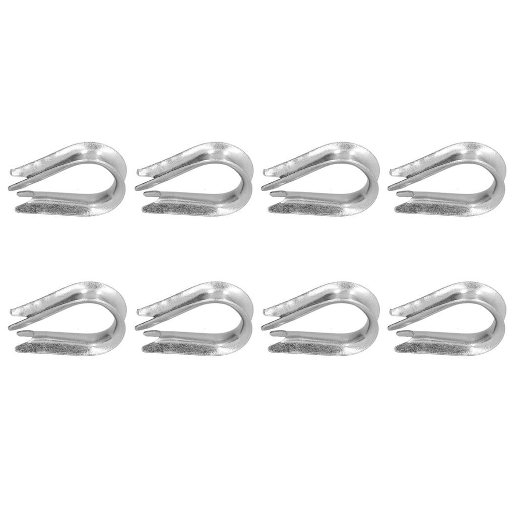 50Pcs Wire Rope Thimble Stainless Steel Cable Rigging Tools for Shipbuilding Industry(M2(2mm) )