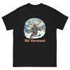 Ski Vermont Moose Skiing Skier Animal T-Shirt