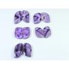 20-27MM Natural Amethyst Lace Matched Pair Fancy Loose Gemstone 5 Pair Lot C-979