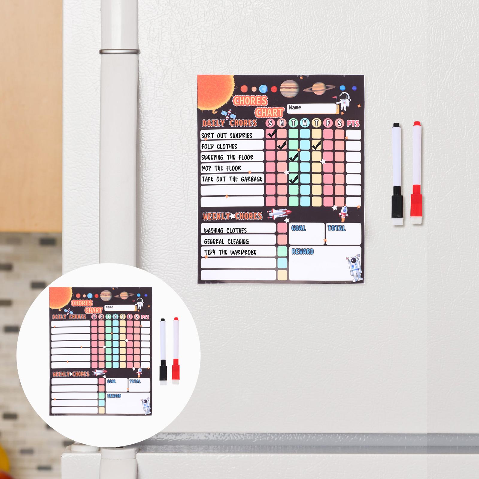 

Calendar Child Chores Chart for Kids The Pet Magnetic Reward Sticker Charts Children