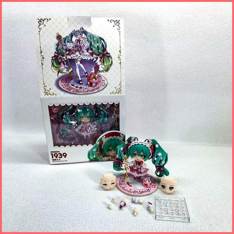 Anime Nendoroid Hatsune Miku Strawberry Cake 15th Anniversary Edition #1939 Action Figure Collectible Model Toy Gift