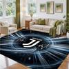 Juventus FC Design Crystal Velvet Rug Soft Decorative Mat for Bedroom Entrance