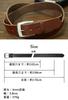 [NM.element] Black Himeji Leather Belt, Men's, Genuine Leather, Made in Japan, Vegetable-tanned Leather, Cowhide, Women's, Thick, Wide, Casual,