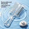 Applicatore per Oli Essenziali Massaggiante 2-in-1 a Doppia Faccia con Serbatoio Liquido Integrato Denti Metallici Rotanti Strumenti per la Cura dei Capelli