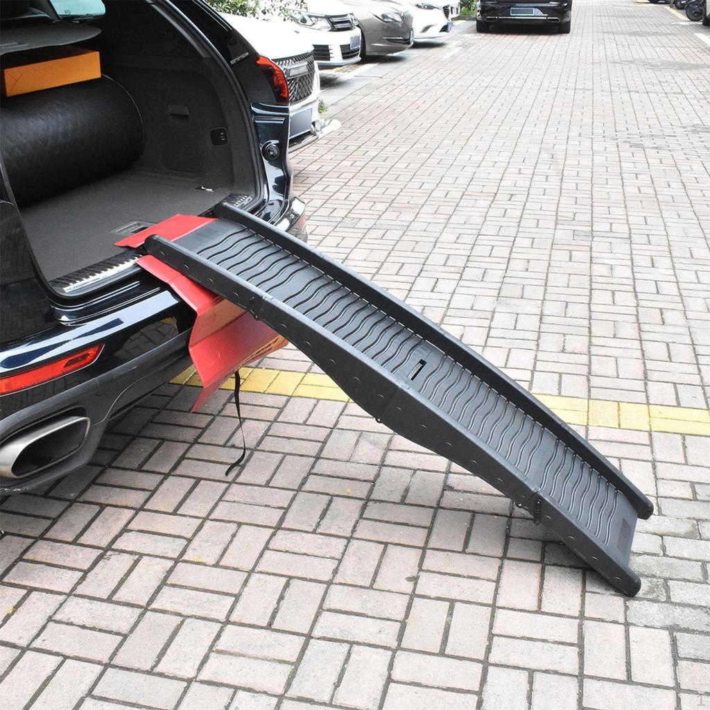 Covoraș pliabil pentru rampă pentru câini, pernă portabilă compactă pentru scări pentru mașină, ușor de utilizat