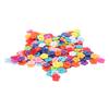 200 Pezzi Bottoni in Resina Colore Misto 15mm Fiore di Prugno 2 Fori Plastica Fibbia per Maglione Camicia Bambini