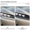 Transparent Smoked Protective Headlight Film for Lexus CT200, ES, RX, UX, IS, NX, LX