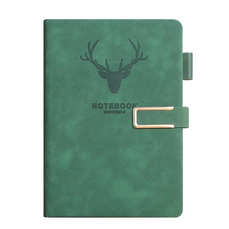 A5 Thickened Buckle Notebook: Simple Student Diary & Business Meeting Record 