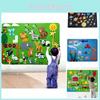 Educational Felt Wall Stickers For Children's Diy Crafts Enhance Intellectual Development Non-woven Material