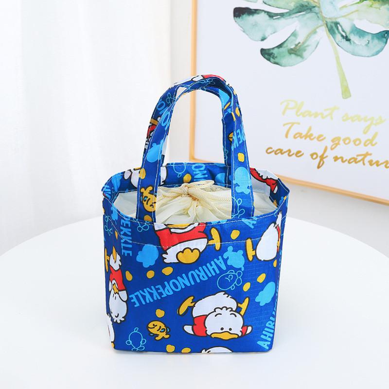 Bag Insulated Lunch With Drawstring For Outings And Picnics