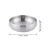 Stainless Steel Cold Noodle Round Reusable Serving Bowl For Salad Fruit Dessert Kitchen Food Supplies Mixing Noodle Bowl