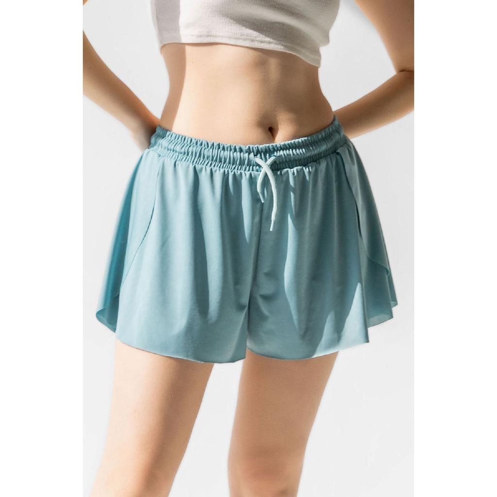 Black Loose-fit Tights Sports Shorts