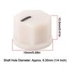 4Pcs ABS Plastic Guitar Effect Pedal Knob Potentiometer Knob  for DJ Mixer Radio Subwoofer