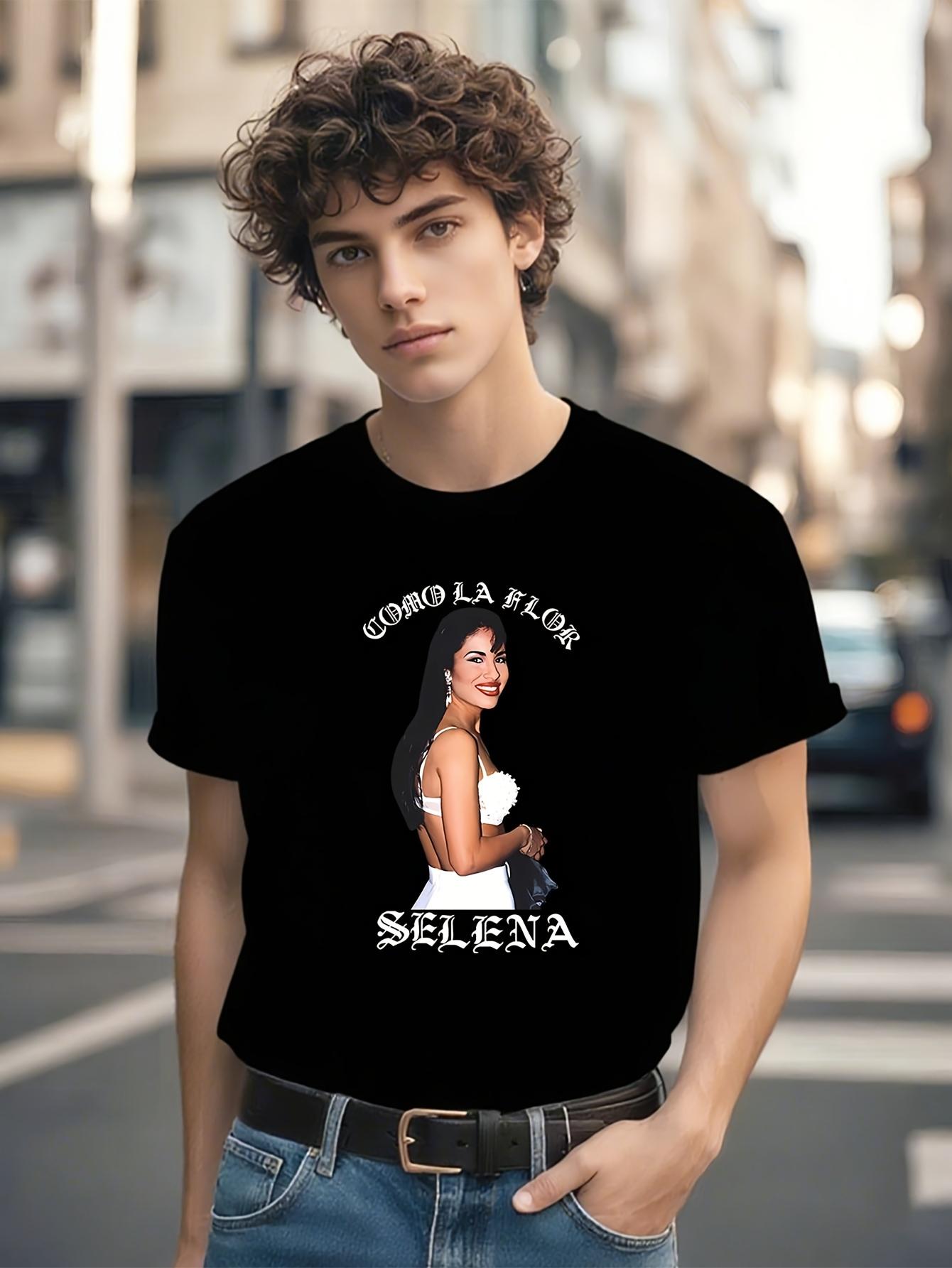 Casual Cotton Tshirt Featuring Selena Quintanilla XXXL