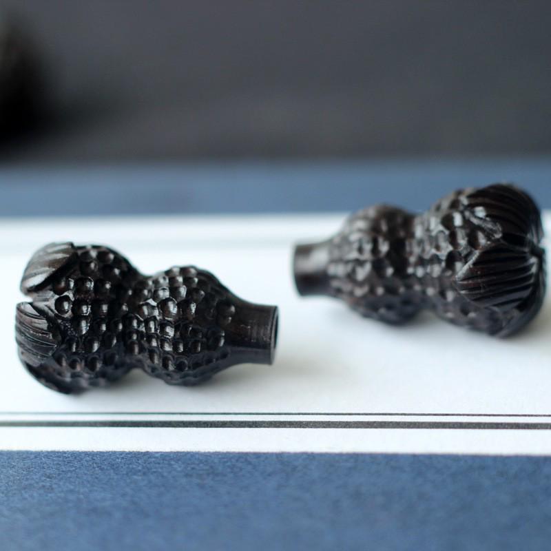 Ebony Gourd DIY Handmade Jewelry Pendant Charms