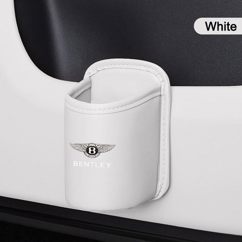 Universal Leather Car Seat Drink Rack Ater Cup Box Accessory For New Bentley Flying Spur Continental GT Bentayga Mulsanne