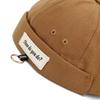 New Letter Embroidery Cotton Docker Cap Brimless Hat Beanie Hats Adjustable Hip Hop Landlord Sailor Caps for Men Women
