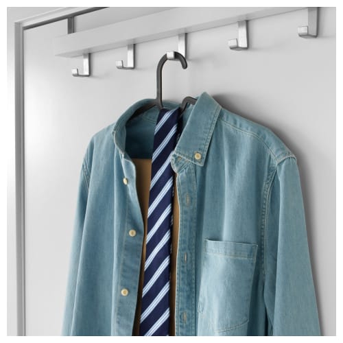 IKEA SPRUTTIG: Set of 10 Hangers, Black (403.170.78)