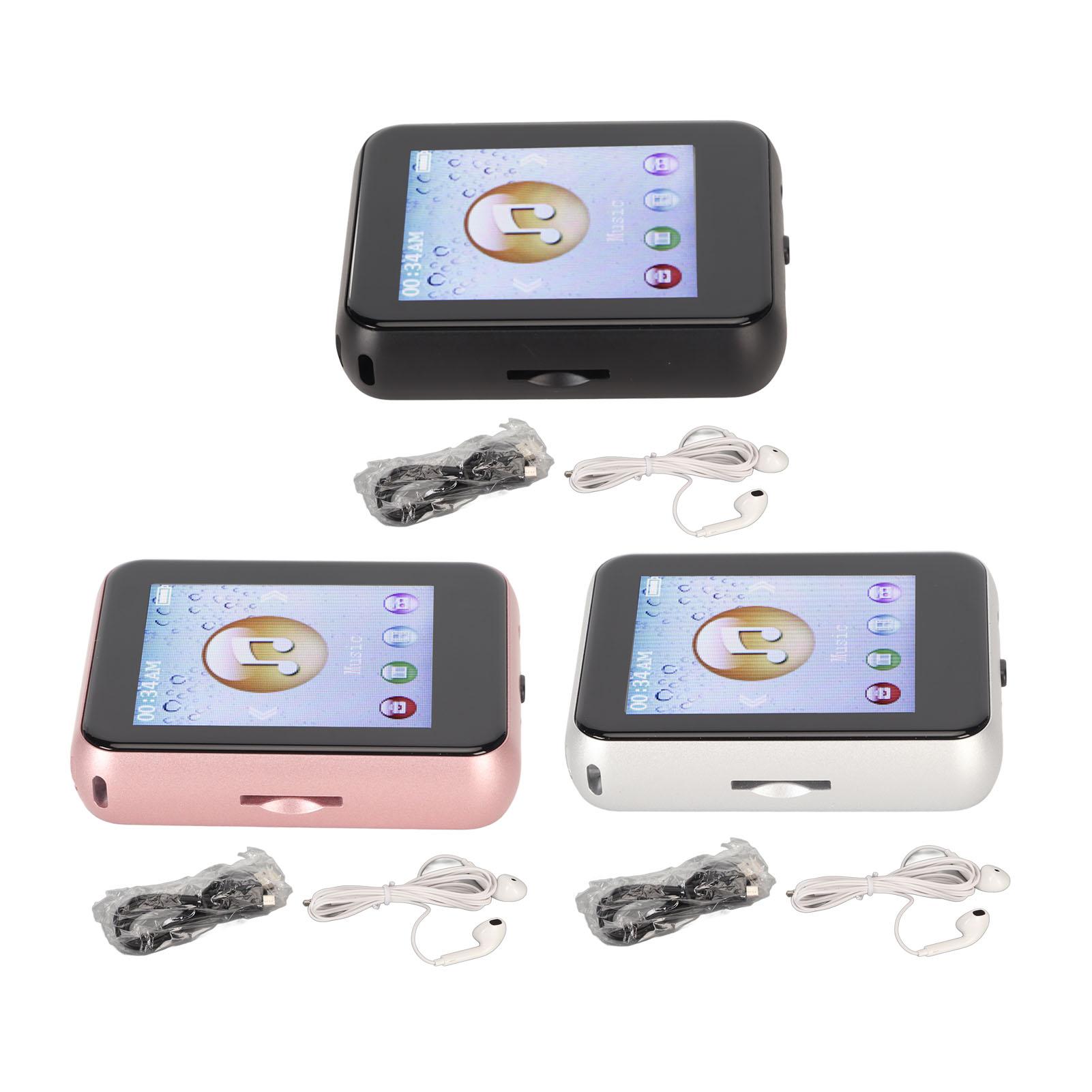 

MP3 Bluetooth-плеер HiFi без потерь 1,8-дюймовый сенсорный экран Поддержка записи MP3-плеер 8G с динамиком