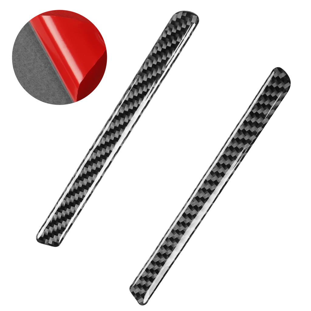 2Pcs Interior Door Armrest Panel Cover Trim Carbon Fiber Sticker Fit for Mazda MX‑5 Roadster NC 2009‑2015
