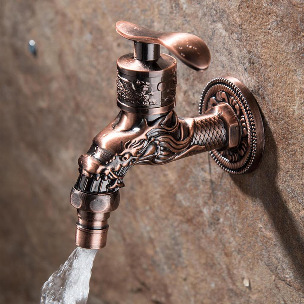 Laundry Bathroom Wall Mount Washing Machine Faucet Outdoor Garden Bibcock Tap Balcony Washer