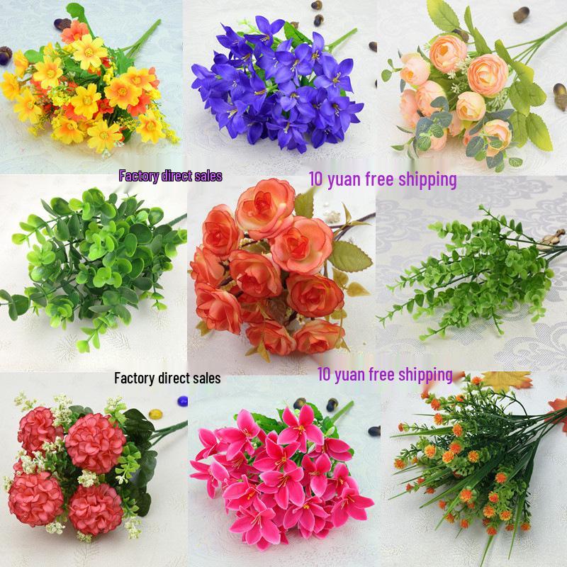 Fiori di Gigli Artificiali in Seta a Stelo Singolo per Decorazione Soggiorno o Tavola da Pranzo