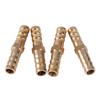 Brass Fitting Hose Barb Tail Reducer Reducing Plug Connector (8mm-8mm 4pcs)