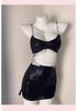 2025 Women's Sexy Three-Piece Bikini Set - High-End, Pure Desire Style for Summer Vacations