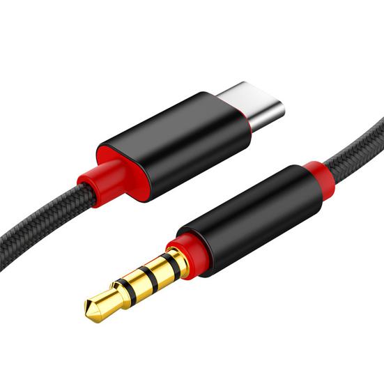 Type-C to 3.5mm Car Headphone Jack HiFi Audio Adapter Connector Converter Cable