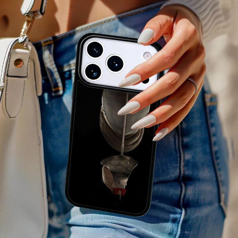 Fencing Sport Phone Case For iPhone 17 Air 14 15 13 12 Max Cover For Apple 14 15 16 16e 11 Pro Max Plus Coque