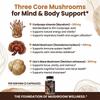 Capsule Complesso di Funghi Premium per Supporto Immunitario e Cognitivo 120 Capsule