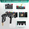 Pressure Washer Gun Snow Foam Lance Holder for Foam Cannon Nozzle Tip and Wand Extension Storage Rack Fit 1/4" Quick Connector