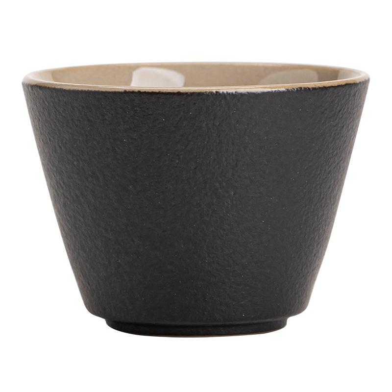 

Чашка для чая из дехуаской черной керамики, бытовая простая маленькая чашка для чаепития, набор для чая кунг-фу, чашка для дегустации чая, личная специальная мастер-чашка