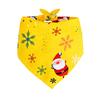 Holiday Pet Neckwear, Soft Christmas Neckerchief Cartoon Printed Dog Scarf Collar for Picture Days, Party Wear and Seasonal Style
