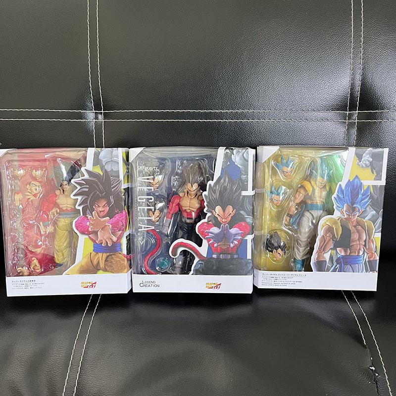 Dragon Ball Figure Z Full Power Son Goku SSJ2 Super Broly Son Goku Vegeta Gogeta Action Figure Model Toys Room Ornament Gift