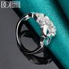 925 Sterling Silver AAA Zircon Heart-shaped Ring, Fashionable Wedding Jewelry