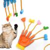 Cat Teaser Gloves Cat Interactive Toy IQ Improving Pet Supplies with Bell Cats Glove Toy Plush Toys