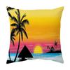 Office Sofa Cushion Summer Vacation Beach Scenery Decoration Cover Luxury Home Decoration Cushion Cover