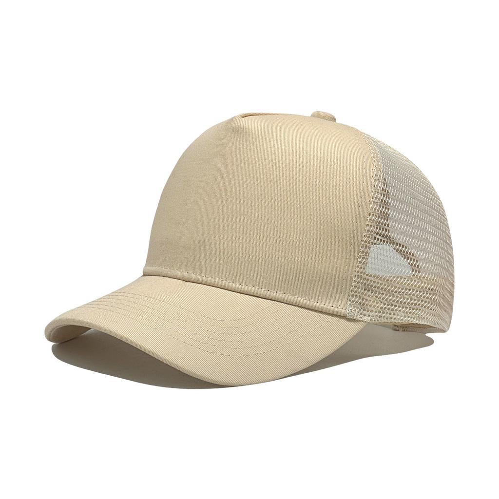 Solid Color Mesh Trucker Cap, Unisex Outdoor Breathable Baseball Cap, Available In Multiple Colors