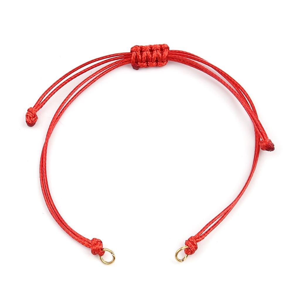 5PCs Multicolor Rope Lucky knots Bracelets Polyester Handmade Bangles Braiding Braided Bracelets Accessories Findings Adjustable