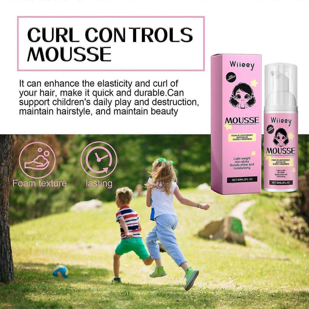 Setting Foam Mousse, Anti-frizz, Long-lasting Fragrance, Moisturizing, Fluffy, Elastic Mousse, Maintains Curl and Sets Hair.