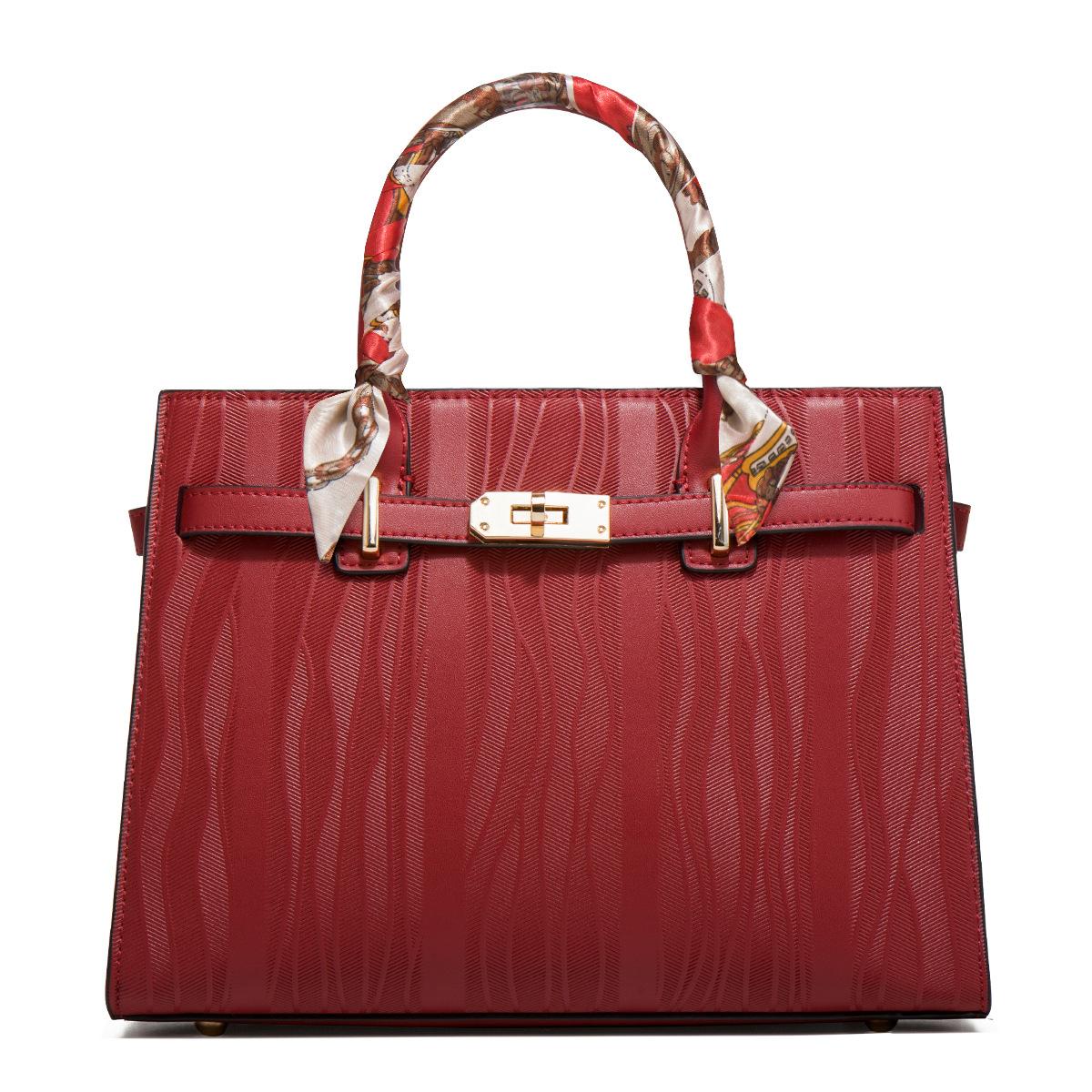 

Red Wedding Bag Bridal Bag Women S Bag Mom Bag Premium Handbag Large Capacity Platinum бордовий