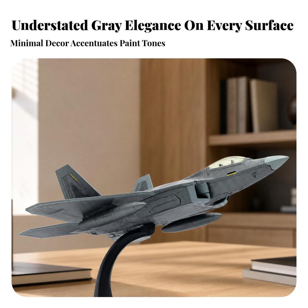 Fighter Jet Model No Assembly Required Static Aircraft Non-Powered