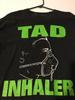 Tad Band Inhaler Bavlna Černá Plná Velikost Muži Ženy Tričko BT180 Unisex Tričko