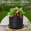 A84X-Self Watering Fabric Pot Base 4-Pack Auto Pots Fit 5 Gallon Grow Bags,Auto-Irrigation Water Delivery System
