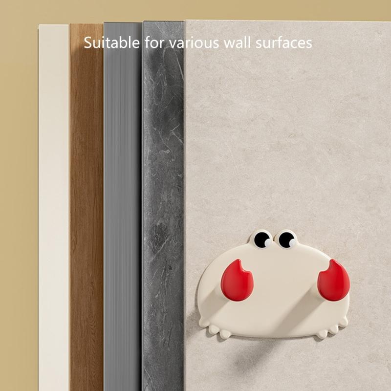 Eleganter Krabben Wandhaken Einfache Installation Designs Hält Handtücher Hüte Badezimmer Schlafzimmer Organisation Täglicher Gelegenheitsgebrauch