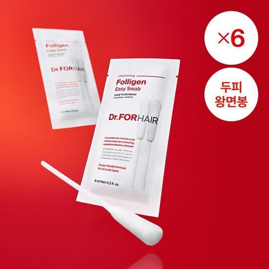 DR.FORHAIR Scalp Wang Cotton Swab No-Wash Scalp Scaling Polygen Easy Swab Plan (6ml*3ea)