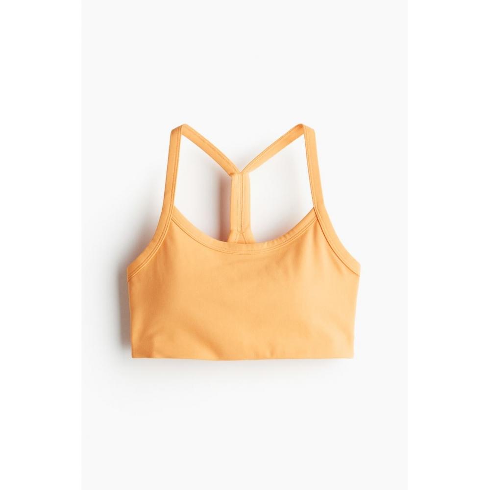 

Спортивный бюстгальтер средней поддержки HM DryMove, оранжевый